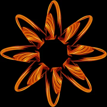 Artwork thumbnail, Red flower by Meo Design