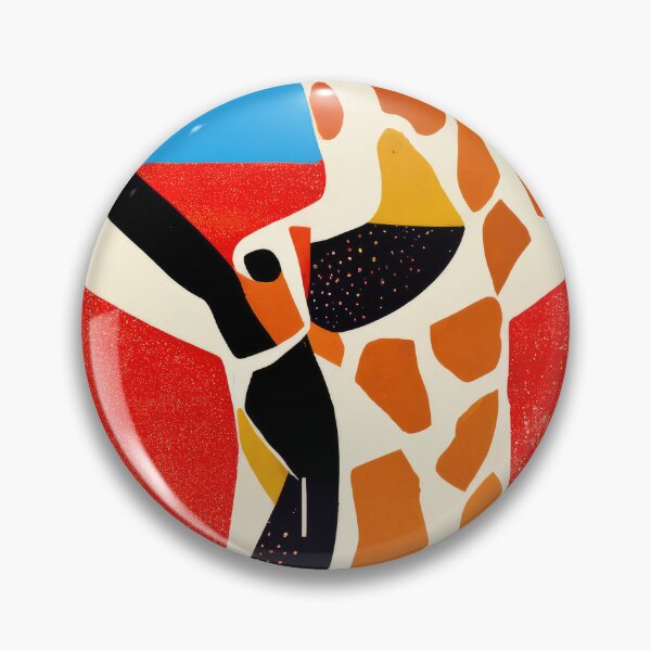 Item preview, Simplistic & Minimalistic African Giraffe Art Collection designed and sold by ArtificialGenes.