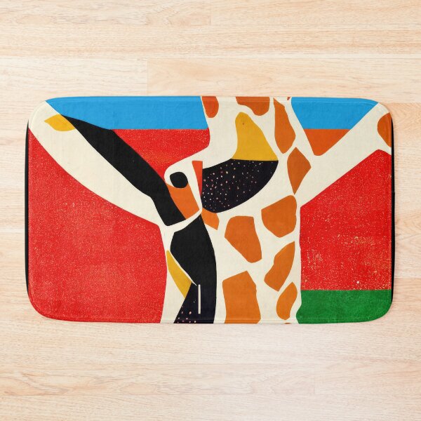 Item preview, Simplistic & Minimalistic African Giraffe Art Collection designed and sold by ArtificialGenes.