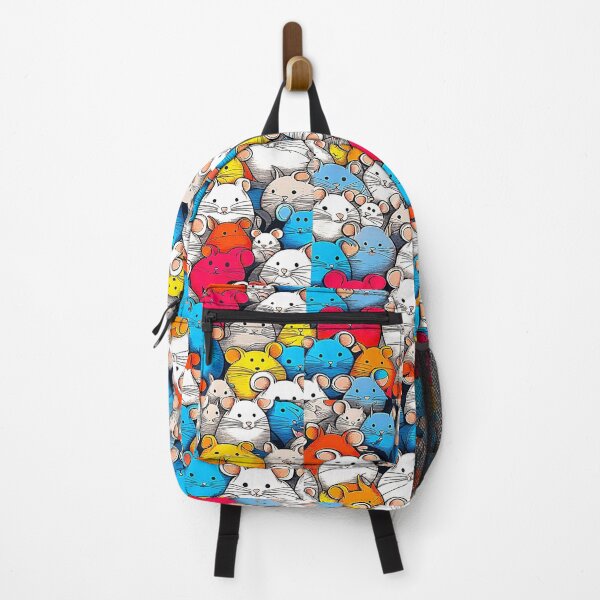 Item preview, Multicolor Mices Pattern. designed and sold by Giulivo Store Graphic.