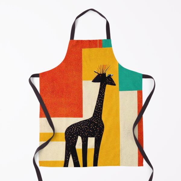 Item preview, Simplistic & Minimalistic African Giraffe Art Collection designed and sold by ArtificialGenes.