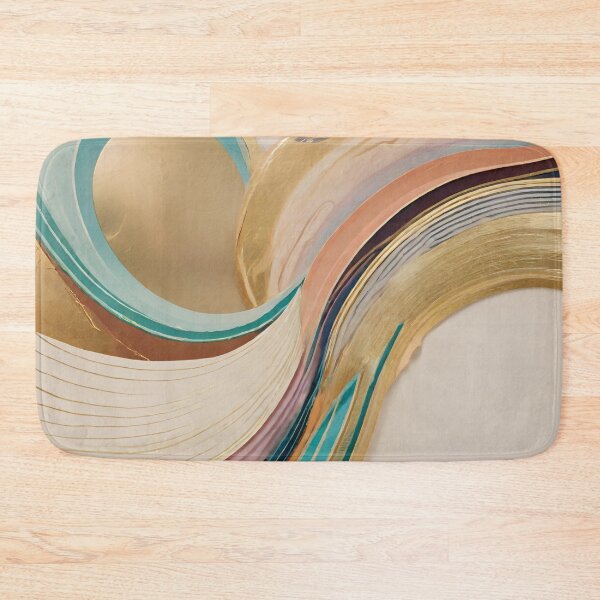Item preview, Abstract curved lines of golden colors designed and sold by studio468.