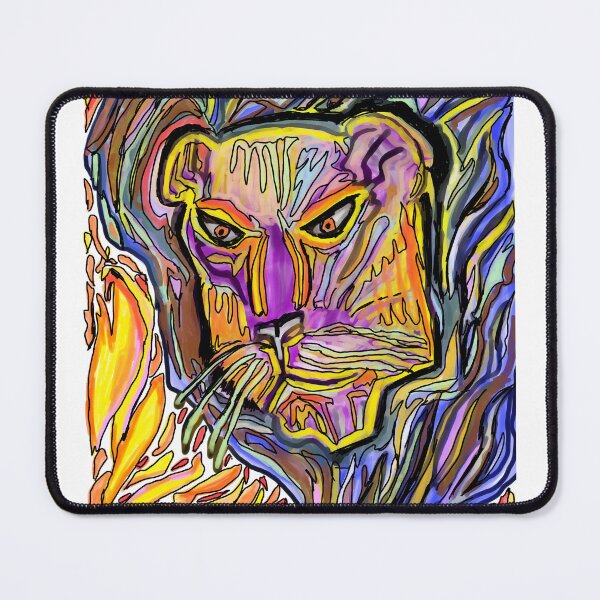 Item preview, Trippy lion designed and sold by Benjamin Sabatier.