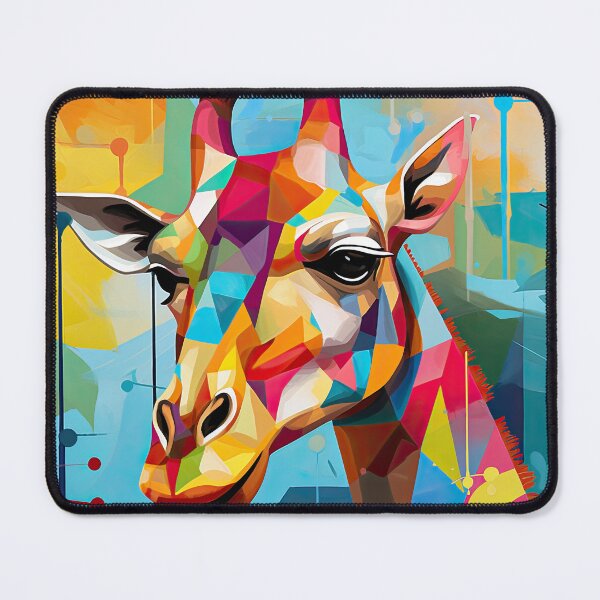 Item preview, Simplistic & Minimalistic African Giraffe Art Collection designed and sold by ArtificialGenes.