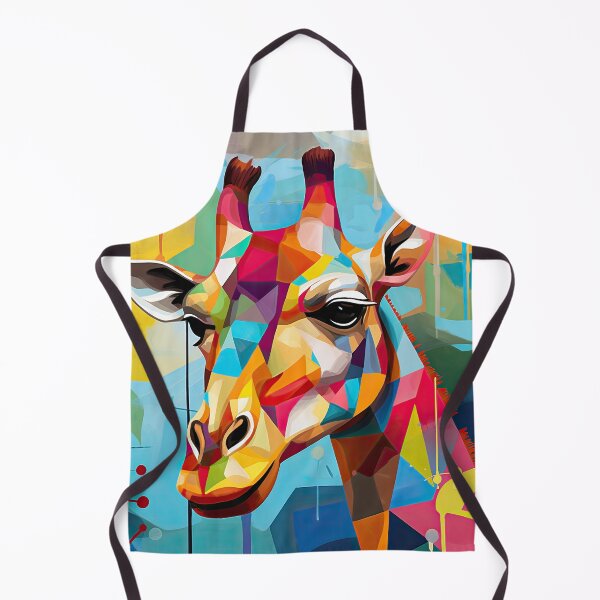 Item preview, Simplistic & Minimalistic African Giraffe Art Collection designed and sold by ArtificialGenes.