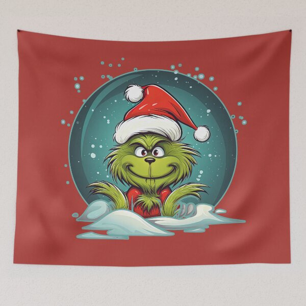 Item preview, Scary Grinch close to you. Christmas snow. designed and sold by br3wow.