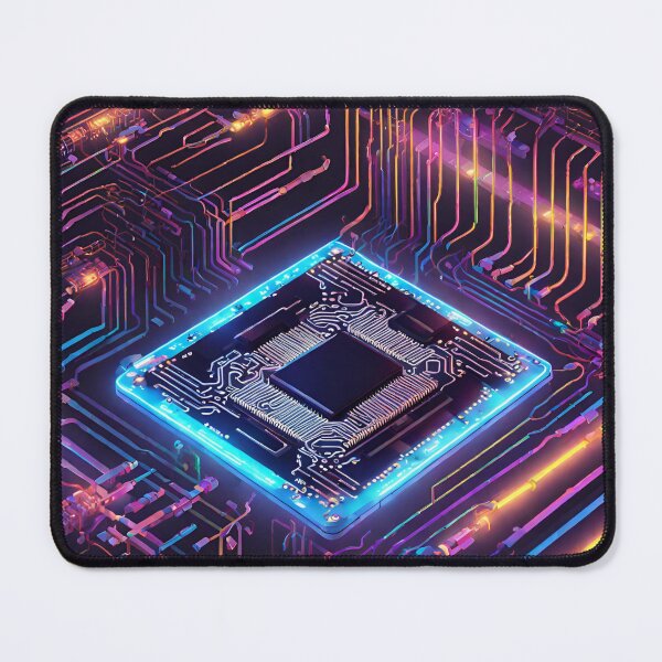 Item preview, Colorful computer microchip designed and sold by jakubooo.