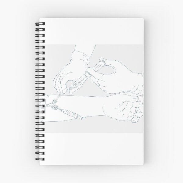 Item preview, Infusion Therapy Diagram Mono Line designed and sold by patrimonio.