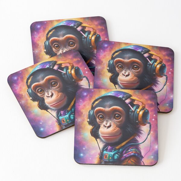 Item preview, Charlie Chimp in Space designed and sold by Geek-Girl-Art.