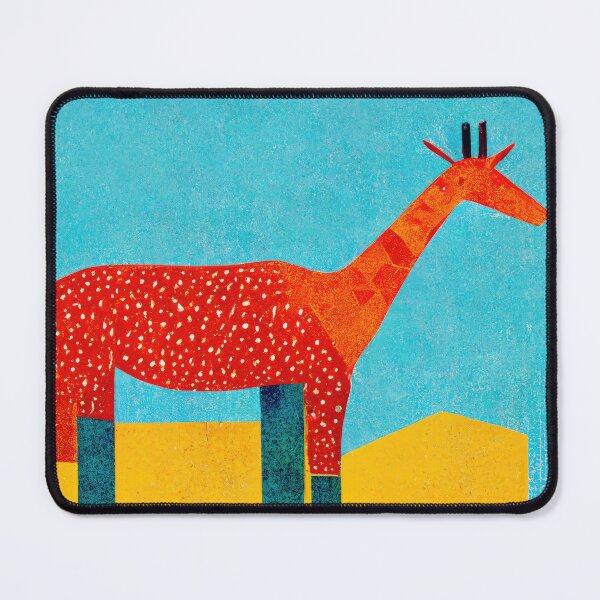 Item preview, Simplistic & Minimalistic African Giraffe Art Collection designed and sold by ArtificialGenes.