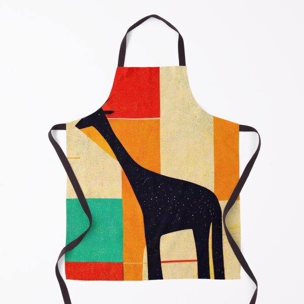 Item preview, Simplistic & Minimalistic African Giraffe Art Collection designed and sold by ArtificialGenes.