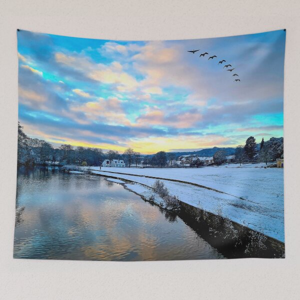 Item preview, Saltaire Snow Scene designed and sold by Julie Wilkinson.