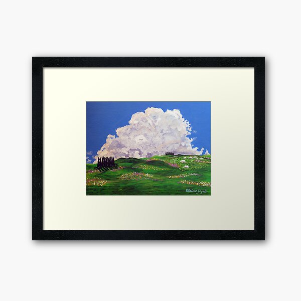 Item preview, Grazing Sheep in Tuscany designed and sold by ElaineFogelArt.