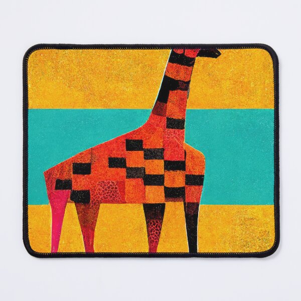 Item preview, Simplistic & Minimalistic African Giraffe Art Collection designed and sold by ArtificialGenes.