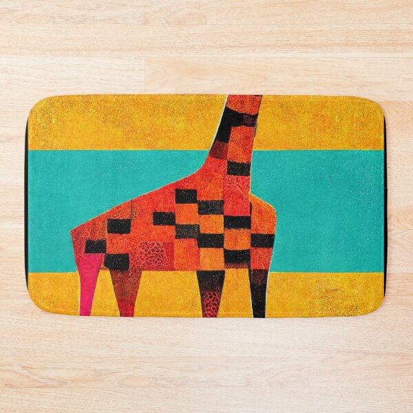 Item preview, Simplistic & Minimalistic African Giraffe Art Collection designed and sold by ArtificialGenes.