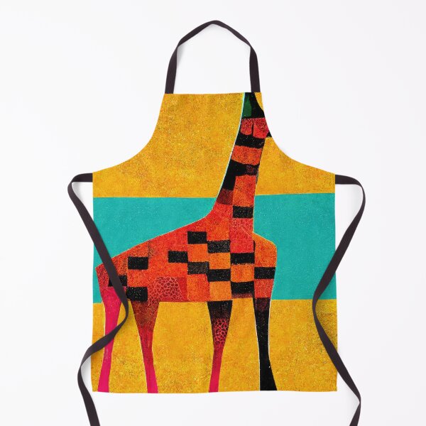 Item preview, Simplistic & Minimalistic African Giraffe Art Collection designed and sold by ArtificialGenes.