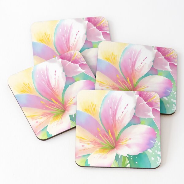 Item preview, splash watercolor flower designed and sold by AP.