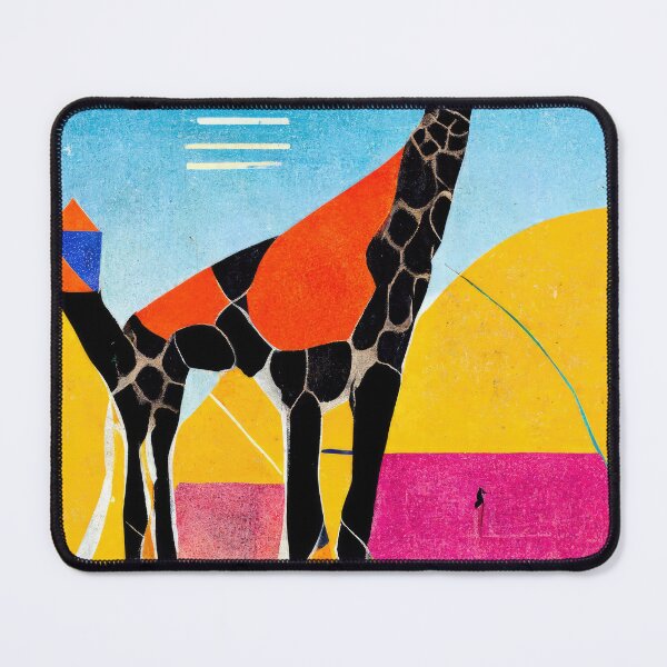 Item preview, Simplistic & Minimalistic African Giraffe Art Collection designed and sold by ArtificialGenes.