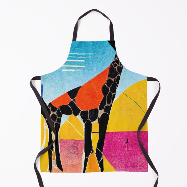 Item preview, Simplistic & Minimalistic African Giraffe Art Collection designed and sold by ArtificialGenes.