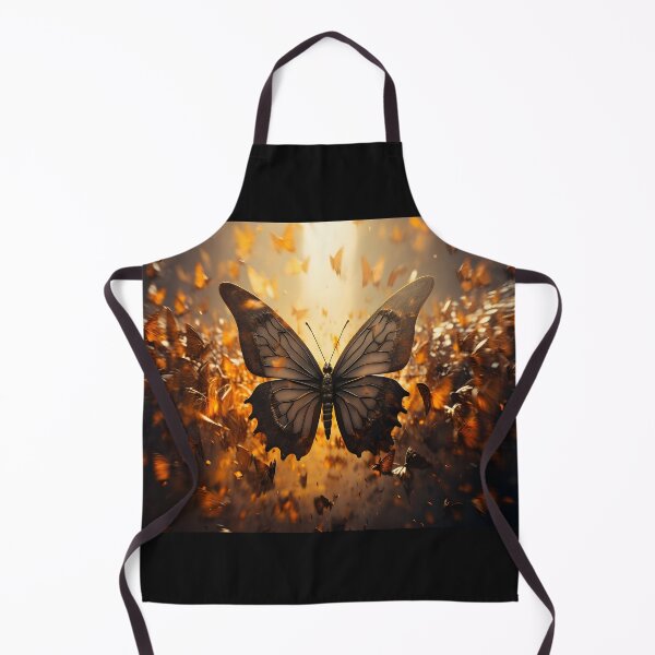 Item preview, Captivating beautiful and vibrant illustration of a butterfly flying in the style of spectacular backdrops designed and sold by AI-Only Creations.
