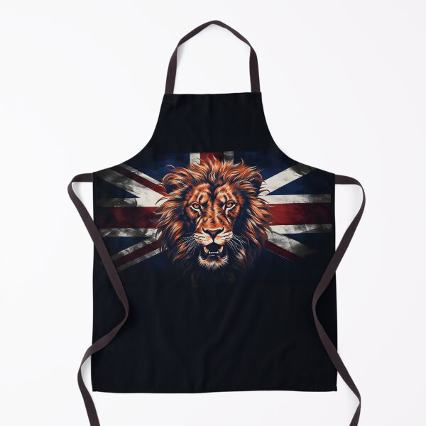 Item preview, Roaring Lion on Union Jack – British Pride Art designed and sold by Place-Heritages.