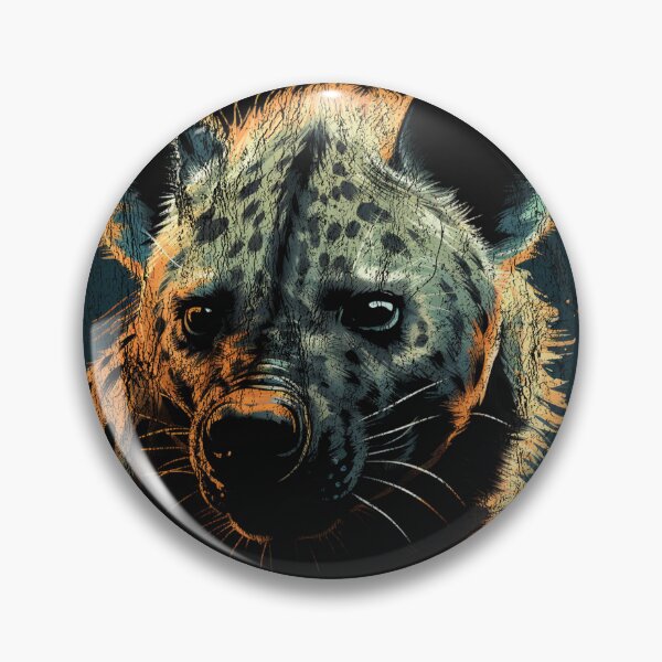 Item preview, A Hyena / Hyaena - Street Art Vintage Distressed Wildlife designed and sold by GVRDesign.