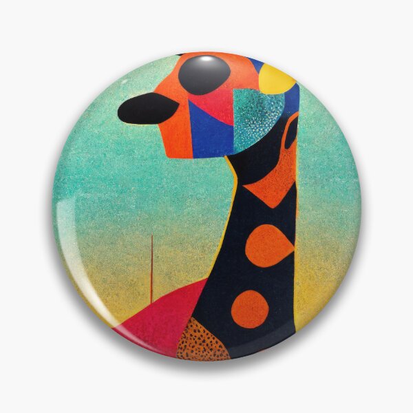 Item preview, Simplistic & Minimalistic African Giraffe Art Collection designed and sold by ArtificialGenes.
