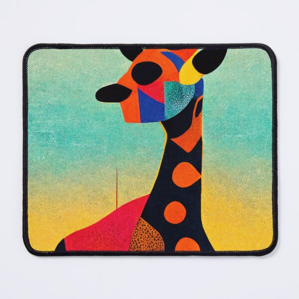Item preview, Simplistic & Minimalistic African Giraffe Art Collection designed and sold by ArtificialGenes.