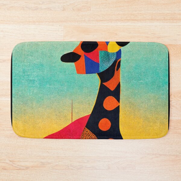 Item preview, Simplistic & Minimalistic African Giraffe Art Collection designed and sold by ArtificialGenes.