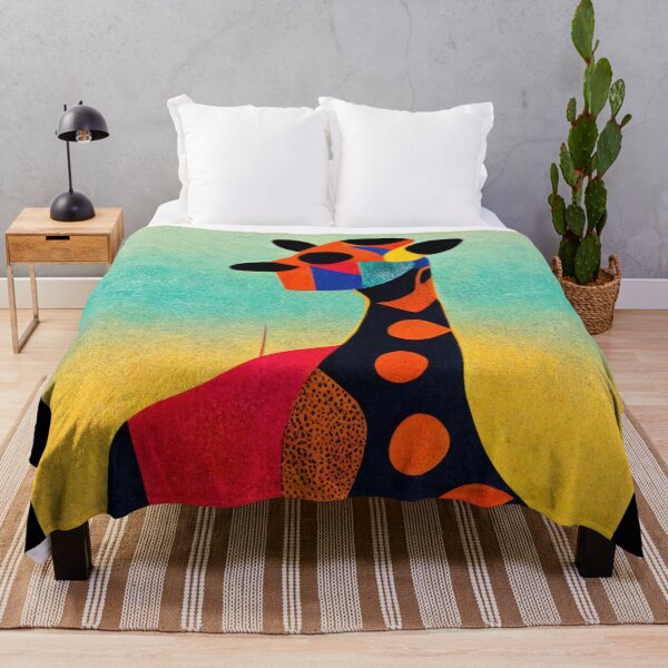 Item preview, Simplistic & Minimalistic African Giraffe Art Collection designed and sold by ArtificialGenes.