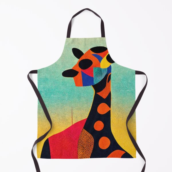 Item preview, Simplistic & Minimalistic African Giraffe Art Collection designed and sold by ArtificialGenes.