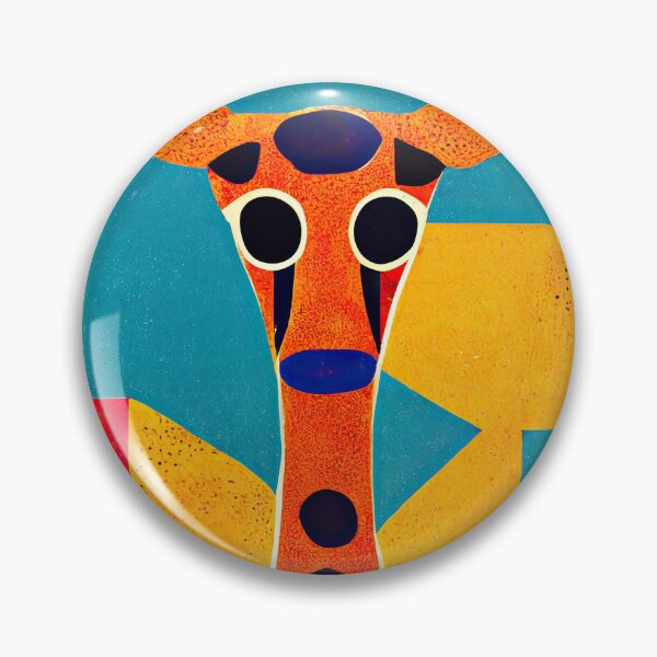 Item preview, Simplistic & Minimalistic African Giraffe Art Collection designed and sold by ArtificialGenes.