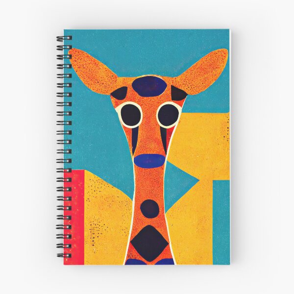 Item preview, Simplistic & Minimalistic African Giraffe Art Collection designed and sold by ArtificialGenes.