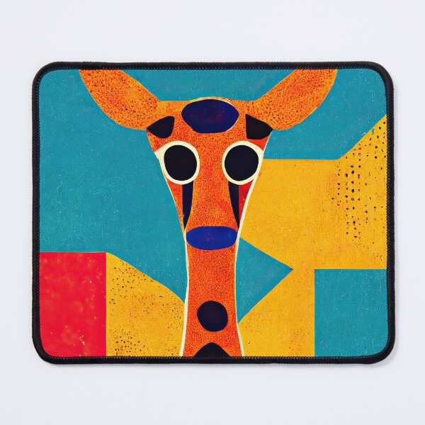 Item preview, Simplistic & Minimalistic African Giraffe Art Collection designed and sold by ArtificialGenes.