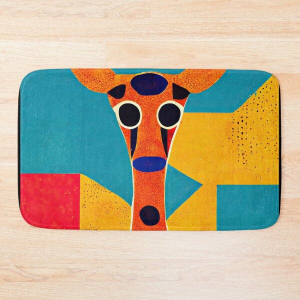 Item preview, Simplistic & Minimalistic African Giraffe Art Collection designed and sold by ArtificialGenes.