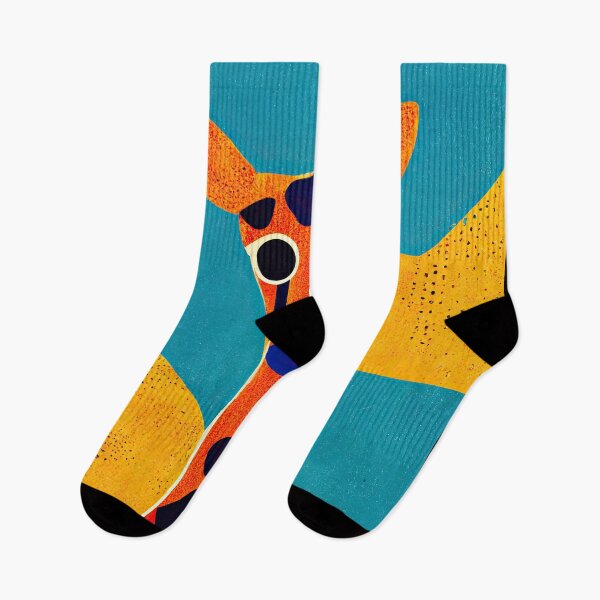 Item preview, Simplistic & Minimalistic African Giraffe Art Collection designed and sold by ArtificialGenes.