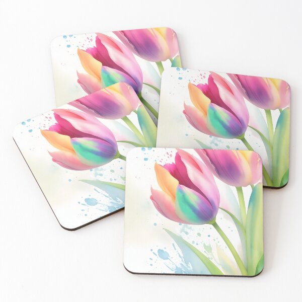 Item preview, splash watercolor flower designed and sold by AP.