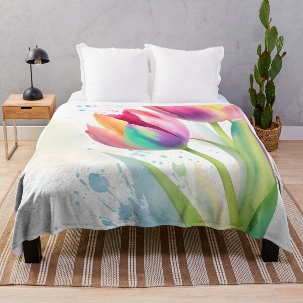 Item preview, splash watercolor flower designed and sold by AP.