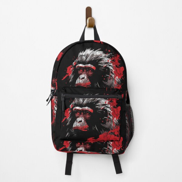 Item preview, Japanese Macaque / Snow Monkey - Street Art Vintage Distressed Wildlife designed and sold by GVRDesign.