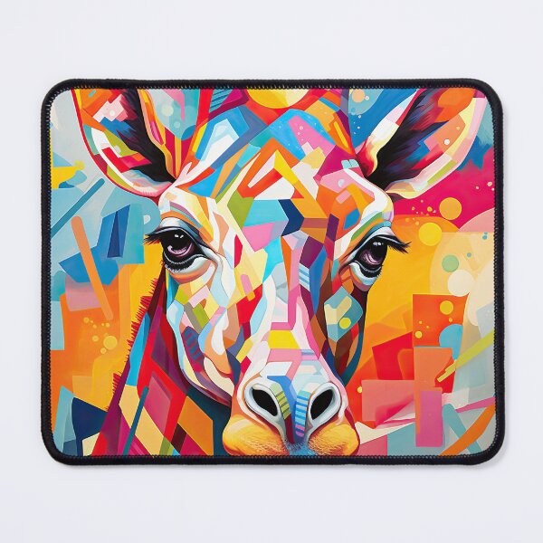 Item preview, Simplistic & Minimalistic African Giraffe Art Collection designed and sold by ArtificialGenes.