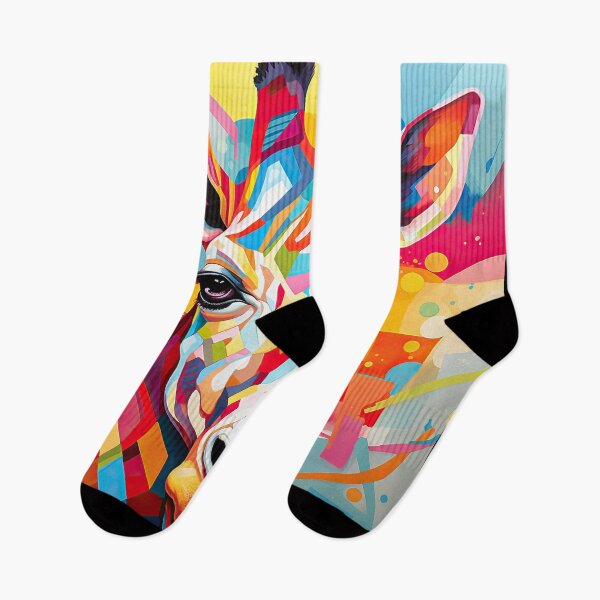 Item preview, Simplistic & Minimalistic African Giraffe Art Collection designed and sold by ArtificialGenes.