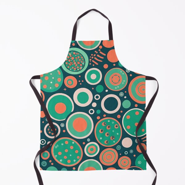 Item preview, Abstract Bubble Pattern Green and Orange designed and sold by PMCreative.