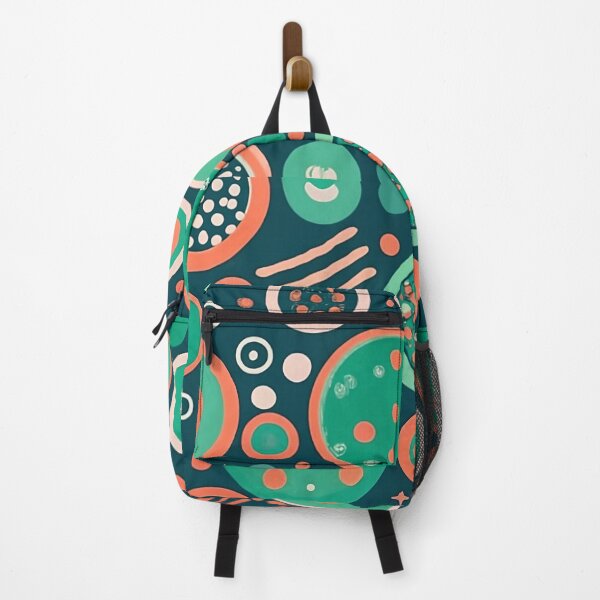 Item preview, Abstract Bubble Pattern Green and Orange designed and sold by PMCreative.
