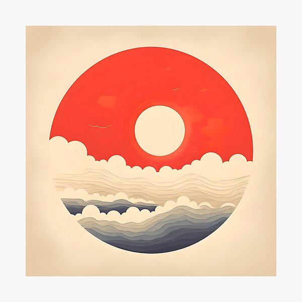 Aperçu de l'œuvre Soleil dans le ciel et la mer créée et vendue par etherinkAI.