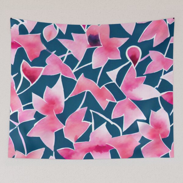 Item preview, Pink and Blue Watercolour Pattern designed and sold by AuraDesigner.