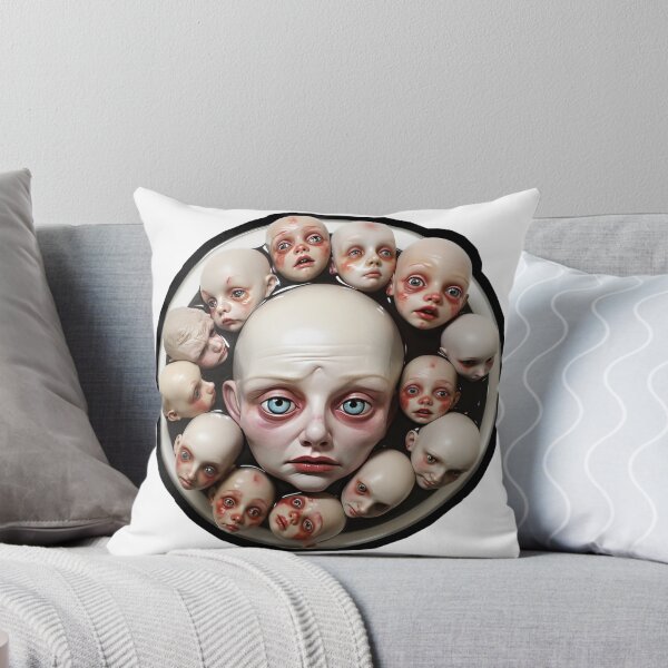 Aperçu de l'œuvre Visages d'horreur Halloween design 3 créée et vendue par EbyssLabsMerch.