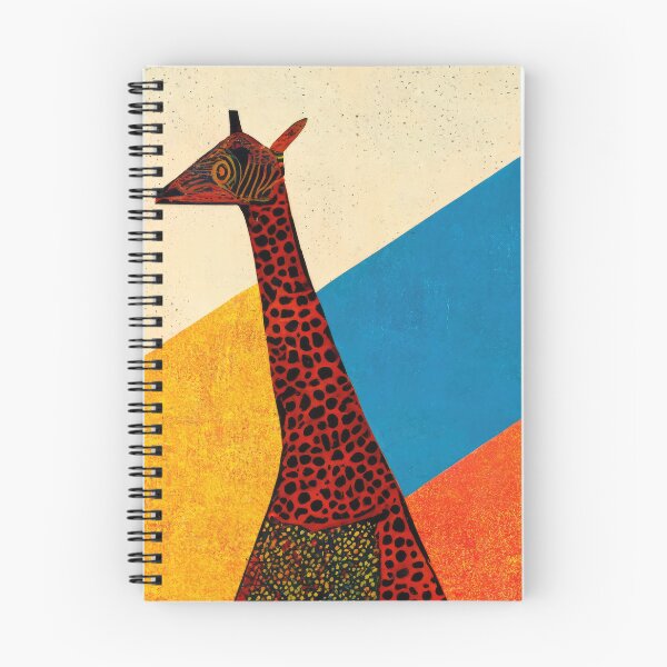 Item preview, Simplistic & Minimalistic African Giraffe Art Collection designed and sold by ArtificialGenes.