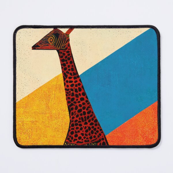 Item preview, Simplistic & Minimalistic African Giraffe Art Collection designed and sold by ArtificialGenes.