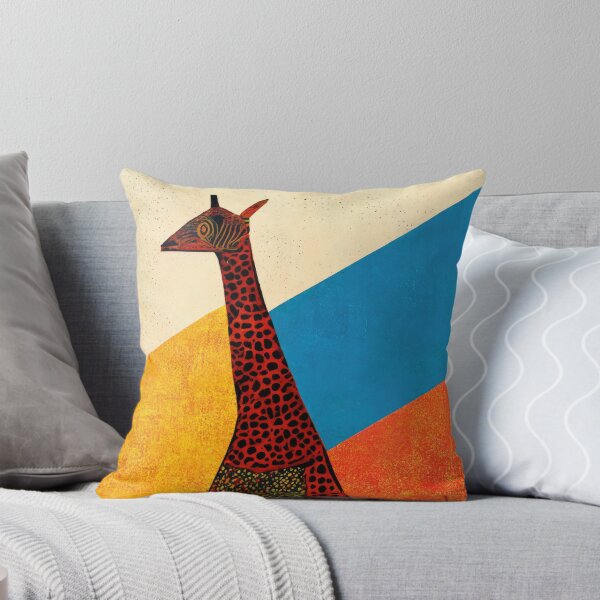 Item preview, Simplistic & Minimalistic African Giraffe Art Collection designed and sold by ArtificialGenes.