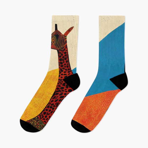 Item preview, Simplistic & Minimalistic African Giraffe Art Collection designed and sold by ArtificialGenes.